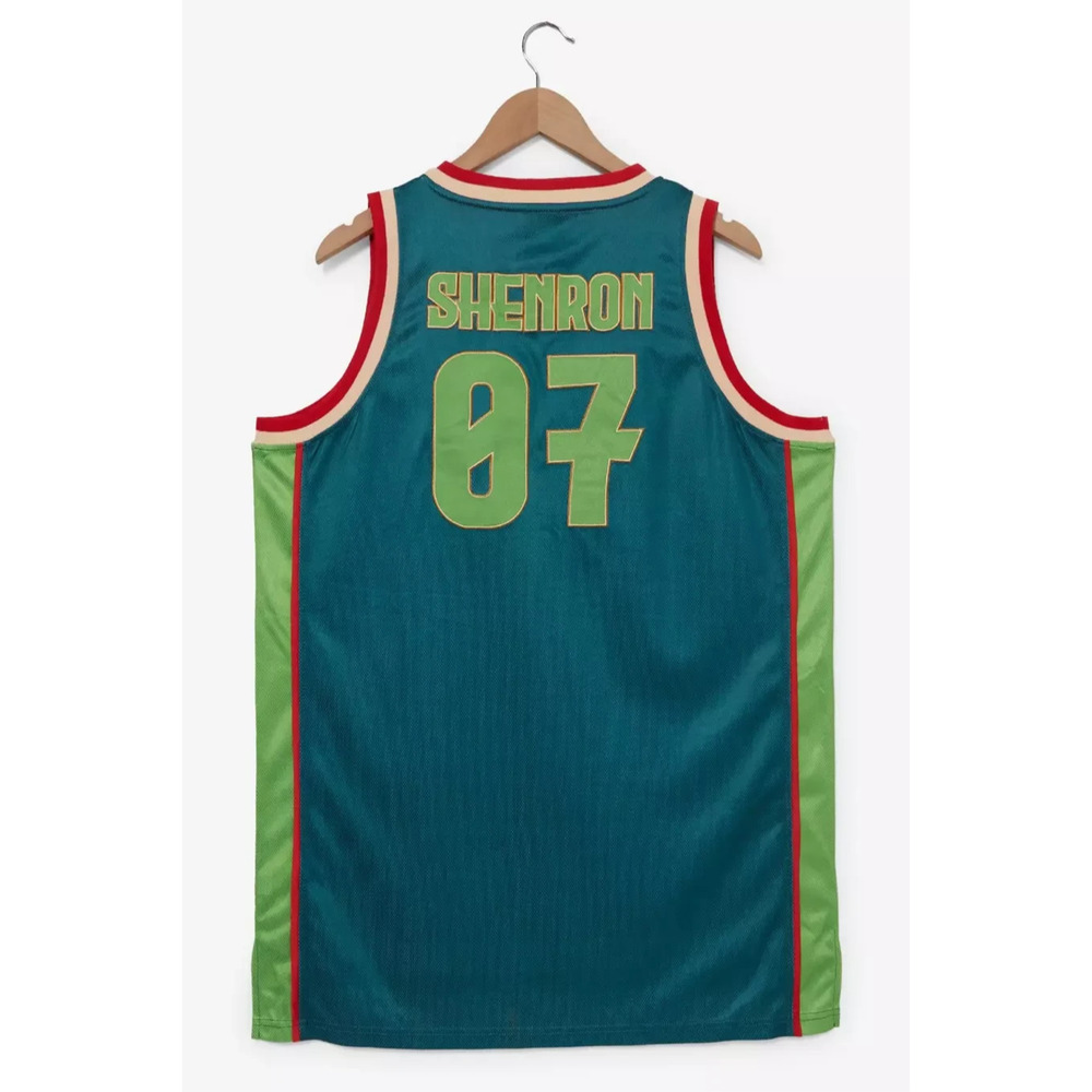 Dragon Ball Z Shenron Basketball Jersey DBZ 07 Patch Embroidered BoxLunch Medium - Picture 8 of 11
